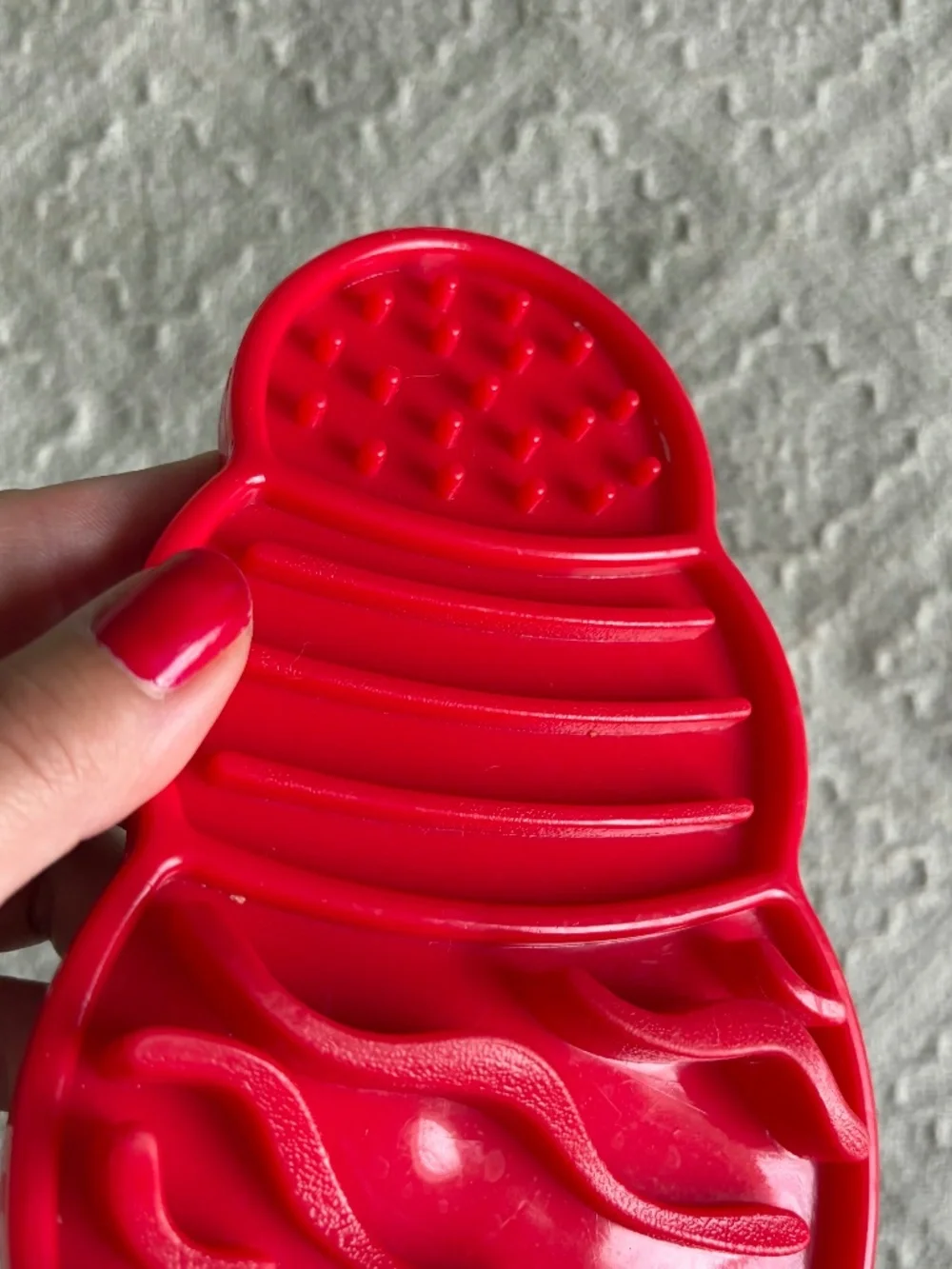 KONG Lick Mat Dog Treat Dispensers Toy, Red, Large